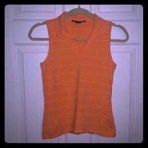 Ralph Lauren sleeveless Orange top